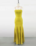 New Fashion Yellow Color Women Sexy Strapless Bodycon Bandage Long Dress Celebrate Birthday Party Evening Outfit Wholesale
