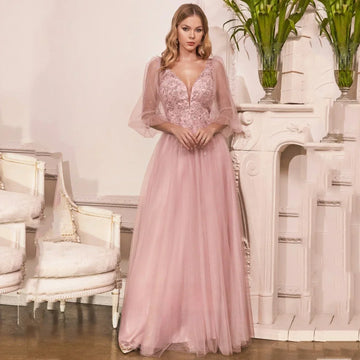 Elegant Party Dresses for Women Luxury Evening Dress 2025 Elegant Long Wedding Guest Dress Dresses Robe Prom Customized Pink