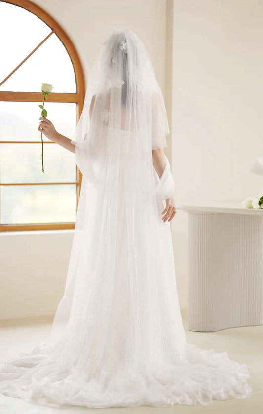 Elegant Maternity Wedding Dress Sweetheart 3D Flowers Lace Empire Bridal Gowns For Pragnant Brides Vestidos De Noiva