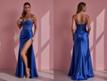 Stunning Evening Dress and Prom Dress with a Satin Finish for a Luxurious Feel