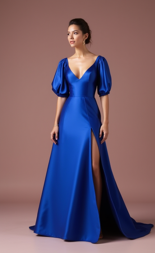 Dreamy Blue Evening Dress & Prom Dress with Shimmer Tulle for a Fairytale Look