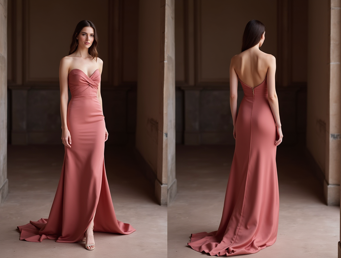 Dramatic Pink Evening Dress & Prom Dress with Layered Tulle for a Voluminous Look