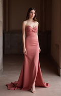 Dramatic Pink Evening Dress & Prom Dress with Layered Tulle for a Voluminous Look
